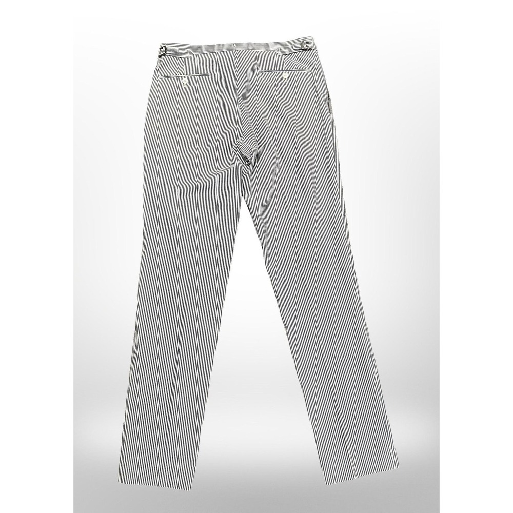 Polo by Ralph Lauren Gray Striped Chinos - Picture 2 of 9